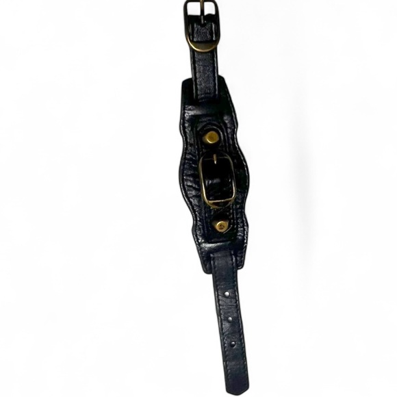 . Balenciaga Ligne Classic Bracelet black small $265 - Picture 2 of 7